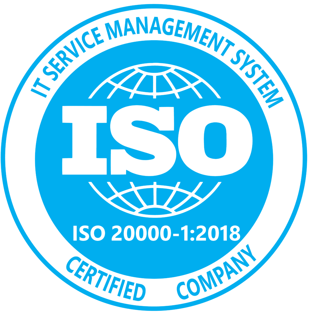 ISO/IEC 20000-1:2018 Certified